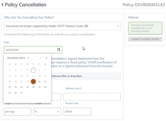 Submit Cancellation Requests